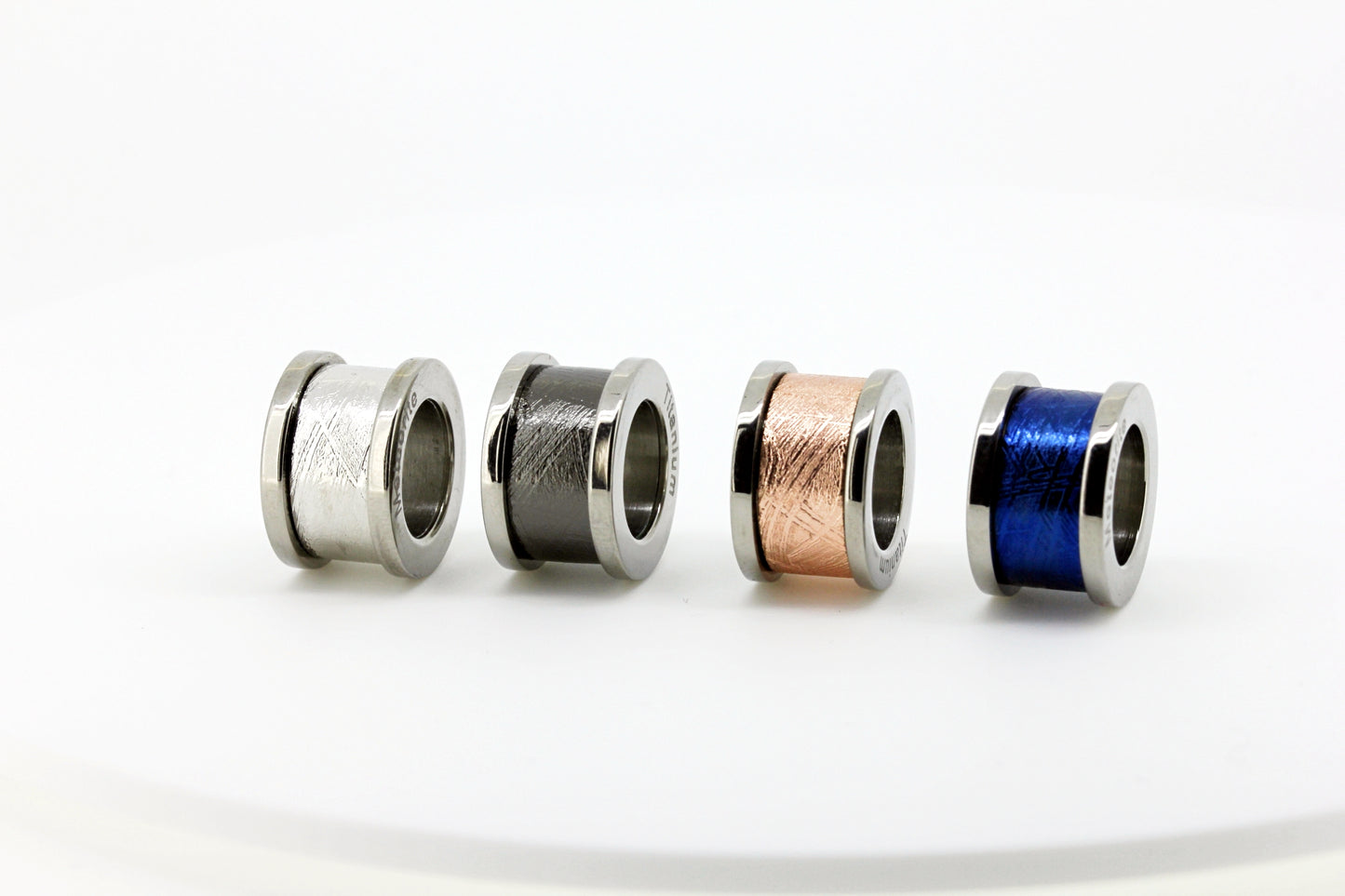 ムオニオナルスタ隕石 チタンネックレス(ドラム型) 4カラー 9×14mm ASP-0055T