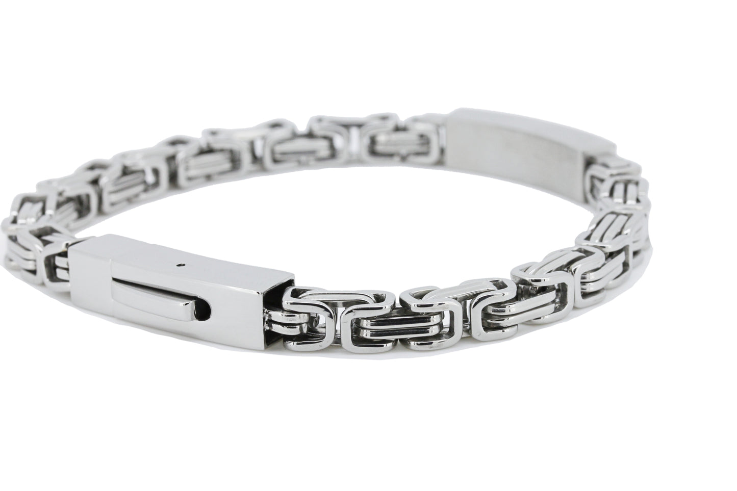 ムオニオナルスタ隕石 ステンレスブレスレット 幅8mm 全長22cm ASB-0020