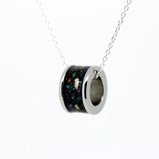 ナイトスカイメテオライト チタンペンダント 9×14mm GOP-008